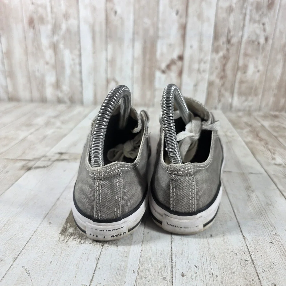 Converse Chuck Taylor All Star Low Top Charcoal Grey Canvas Sneakers 3J235 - Picture 3 of 8